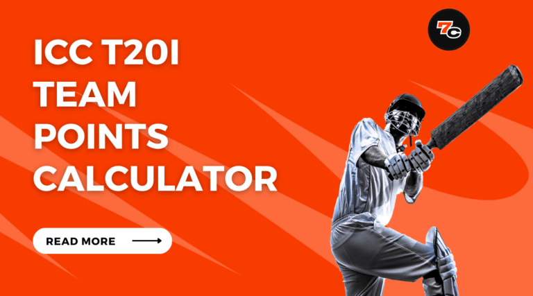 ICC T20I Team Points Calculator