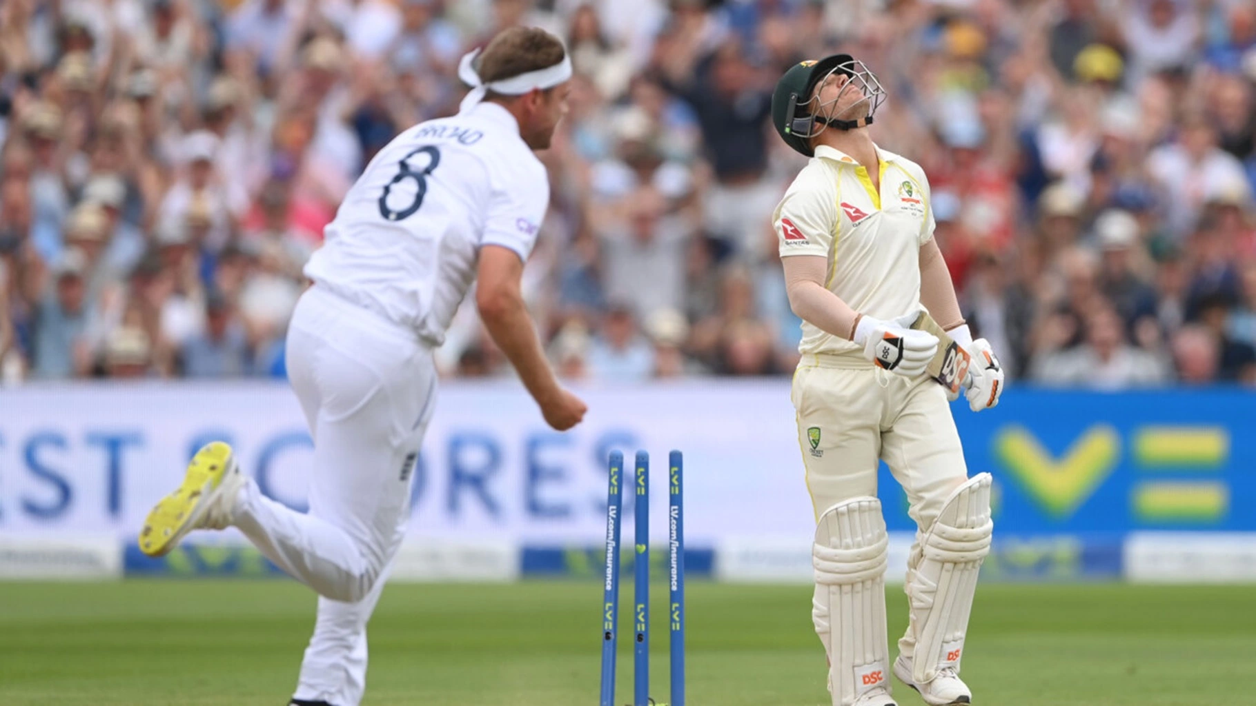 Stuart Broad - the Ashes Series Australia vs England