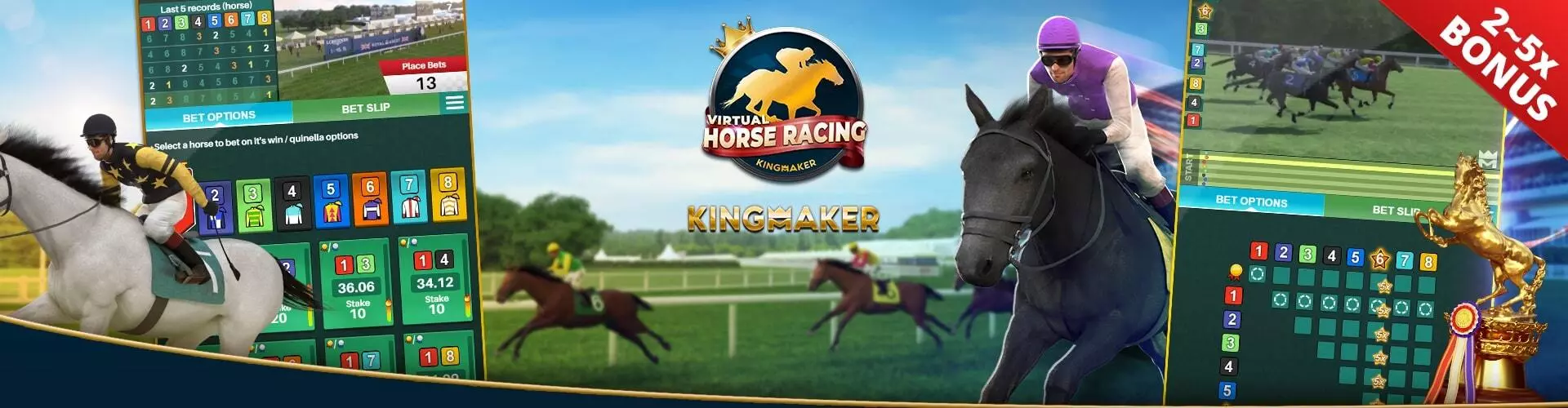 Virtual Horse Racing by Kingmaker