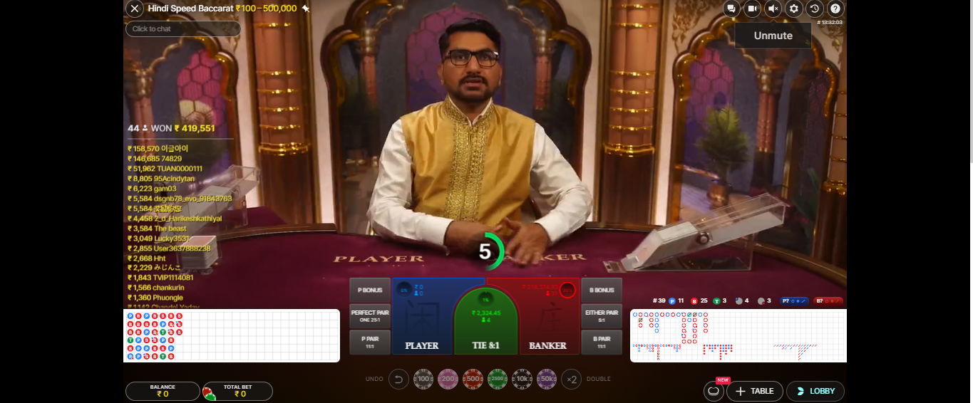 Hindi Speed Baccarat