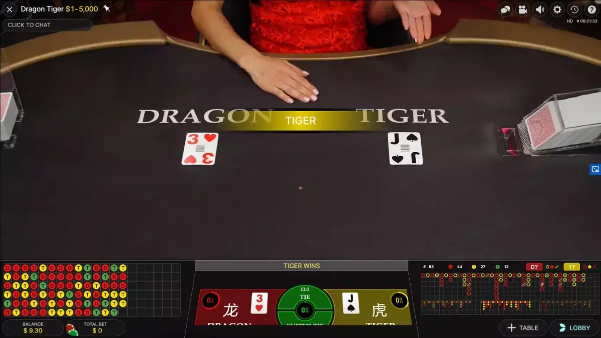 How to Play Dragon Tiger Real Cash Game - Evolution Gaming, Dragon Tiger by Evollution