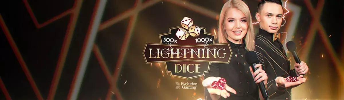 Lightning Dice by Evolution Gaming Logo Banner