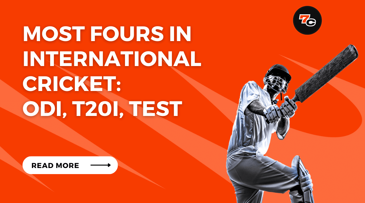 Most Fours in International Cricket: ODI, T20i, Test