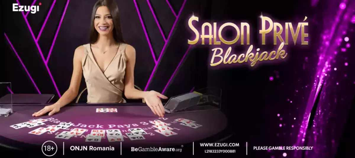 Salon Prive Blackjack by Ezugi Banner