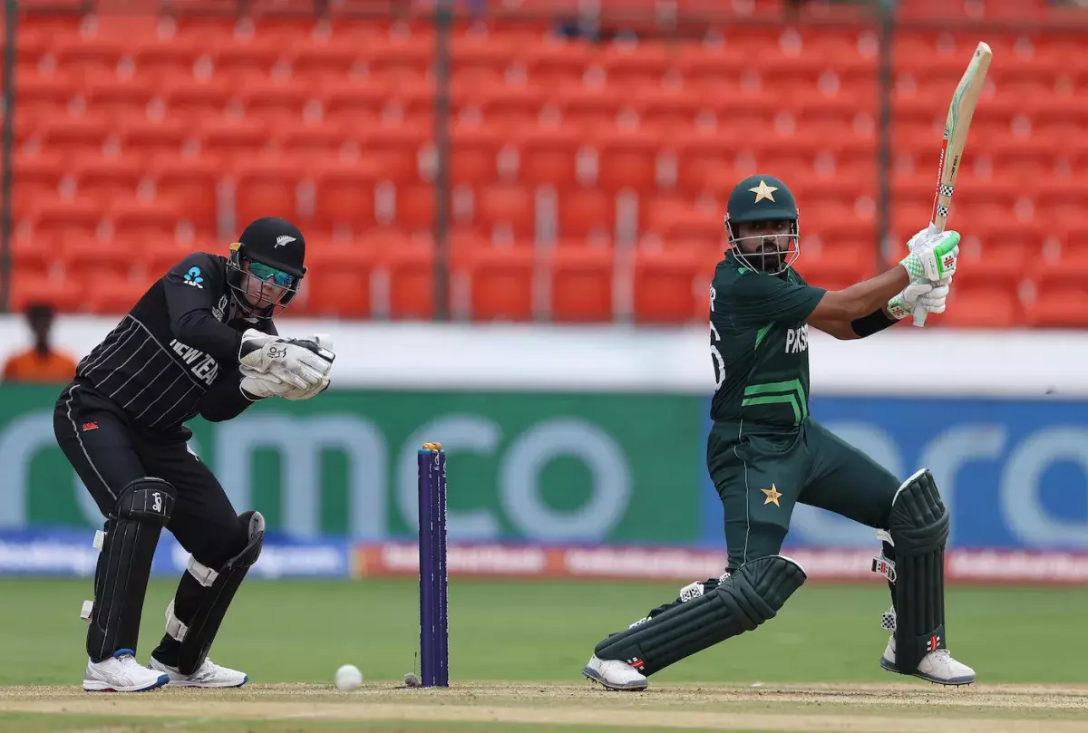 Babar Azam - Pakistan vs New Zealand - World Cup Warm Up Matches