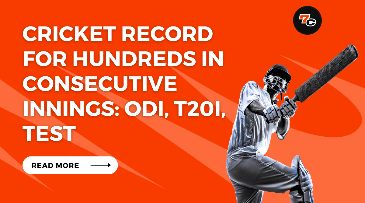 Cricket Record for Hundreds in Consecutive Innings: ODI, T20i, Test