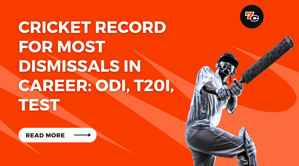 Cricket Record for Most Dismissals in Career: ODI, T20i, Test