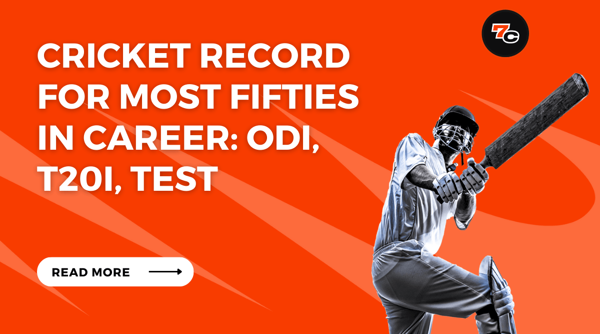 Cricket Record for Most Fifties in Career: ODI, T20i, Test