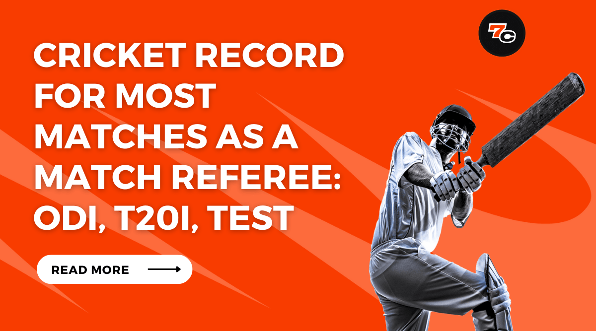 Cricket Record for Most Matches as a Match Referee: ODI, T20i, Test