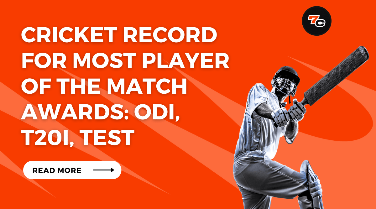 Cricket Record for Most Player of the Match Awards: ODI, T20i, Test