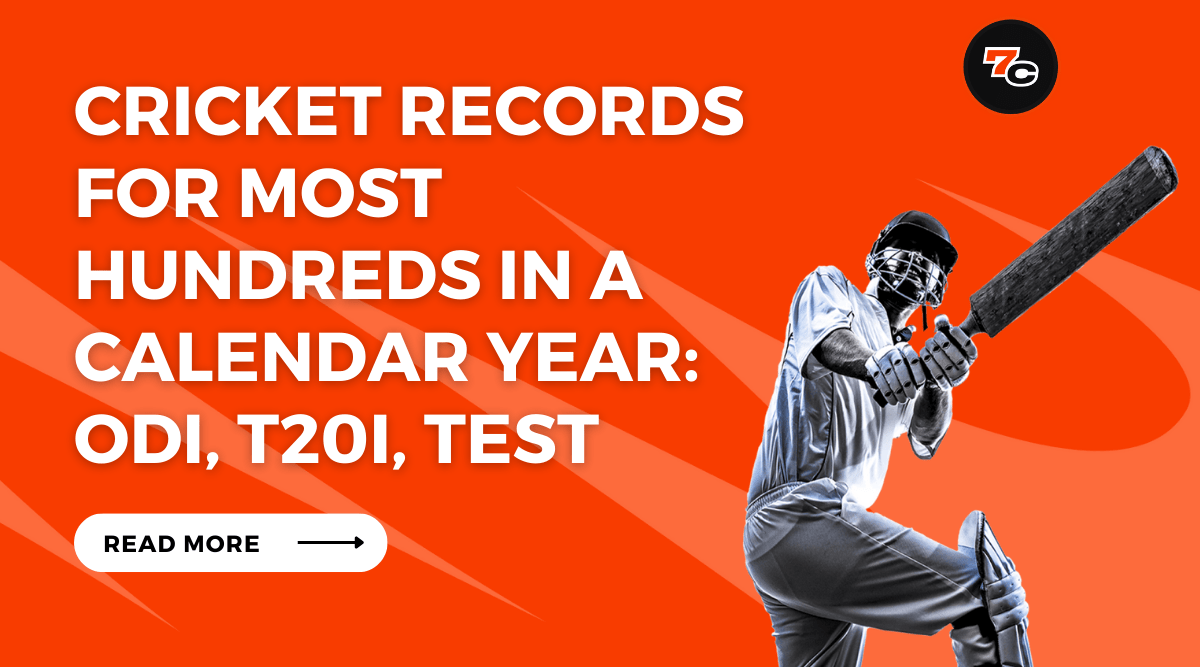 Cricket Records for Most Hundreds in a Calendar Year: ODI, T20i, Test