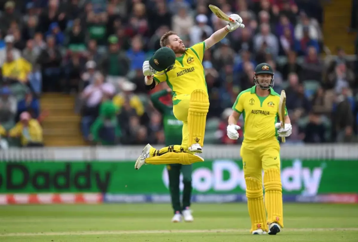 David Warner - Australia vs Pakistan - Cricket World Cup 2019 Celebration