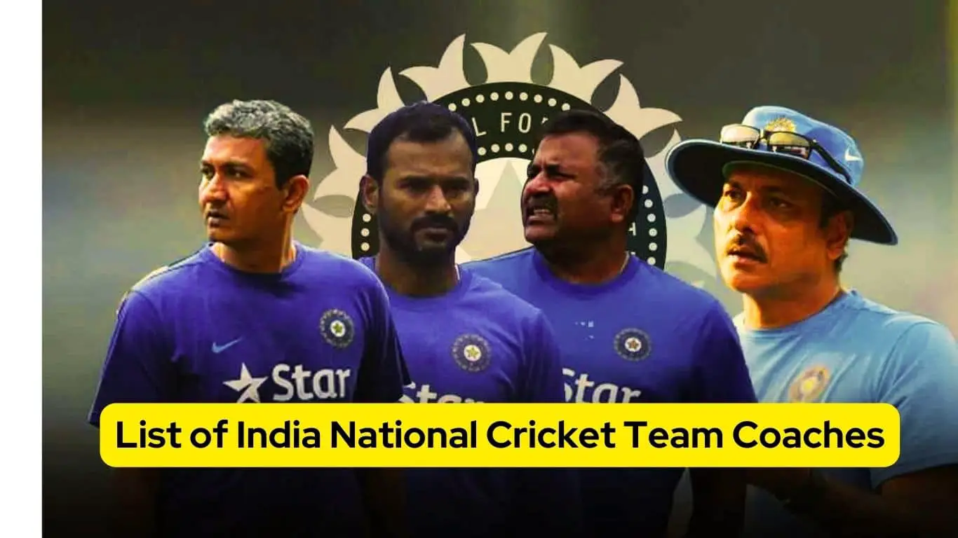 India National Cricket Team coaches