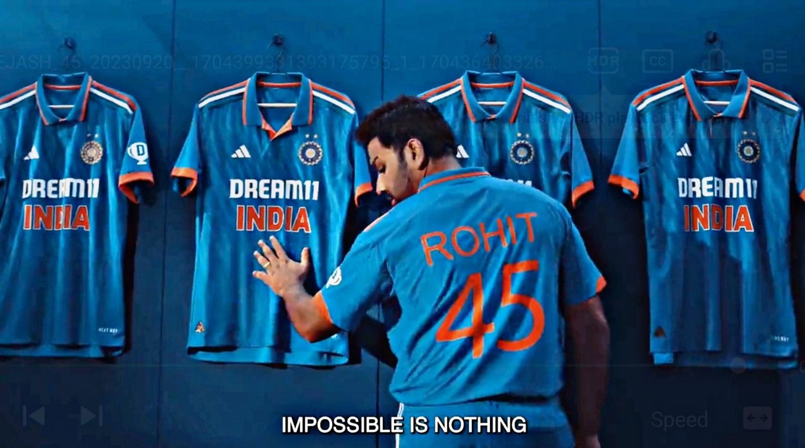 India National Cricket Team jersey