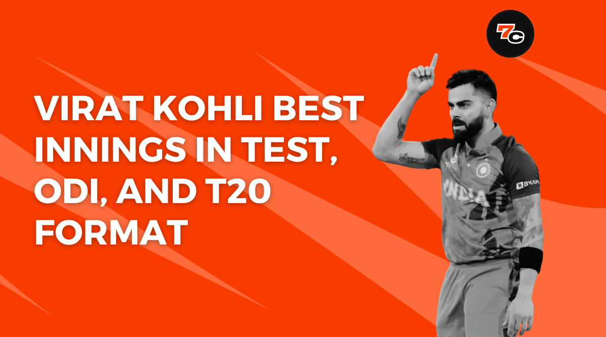 Virat Kohli Best Innings in Test ODI T20