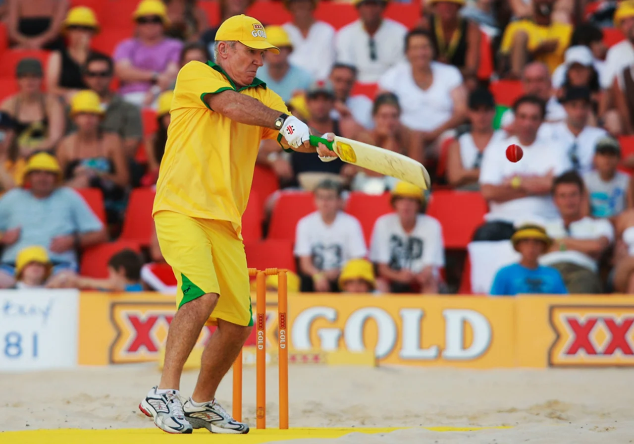 Allan Border, Cricket Tri-Nations Series, Maroubra Beach, Sydney, 2008