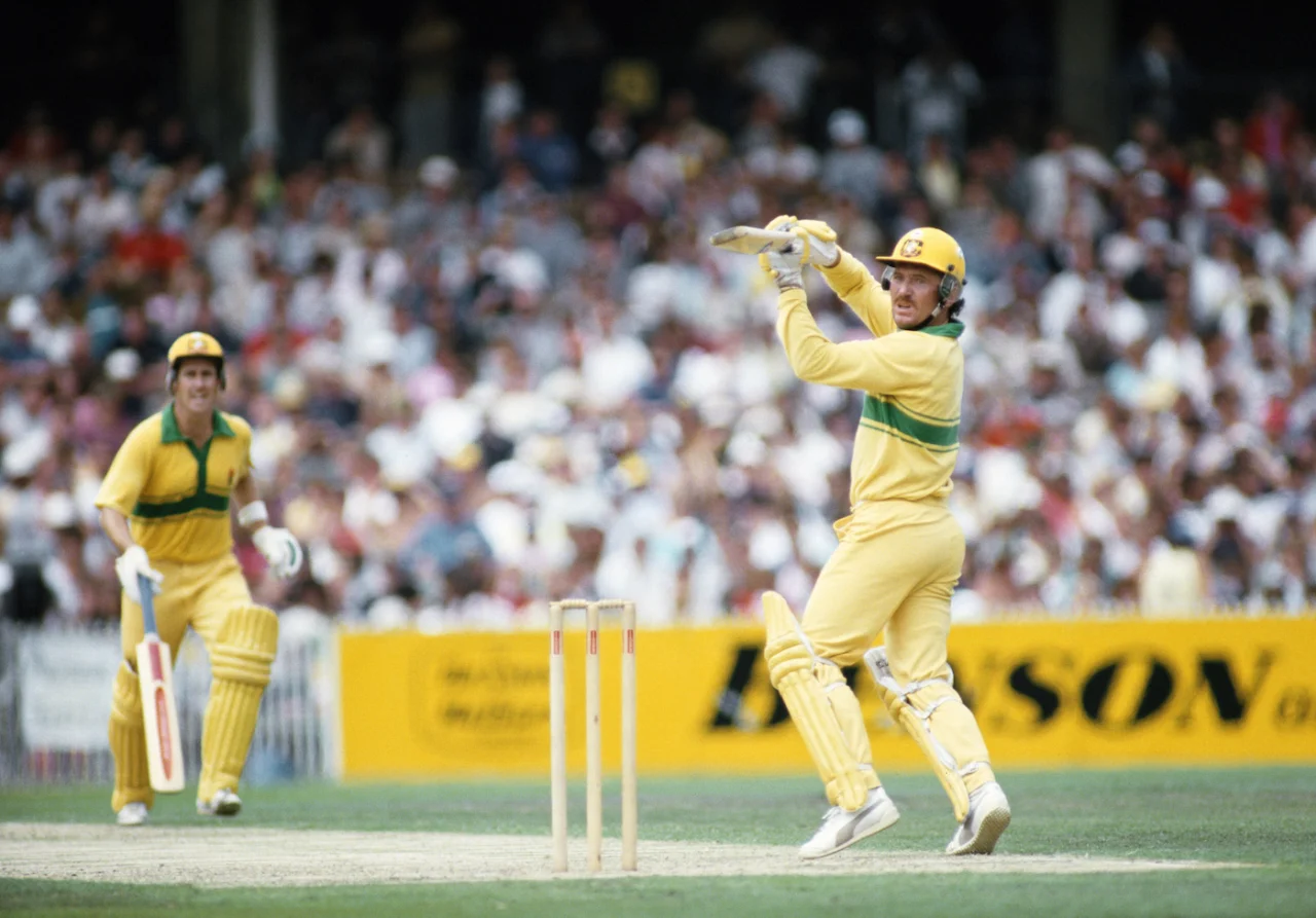 Allan Border and Graeme Wood, Australia vs West Indies, Benson & Hedges 1985