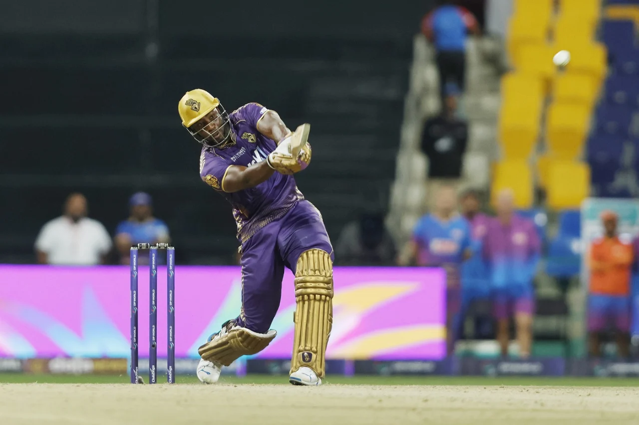 Andre Rusell, Abu Dhabi Knight Riders vs Gulf Giants, ILT20 2024