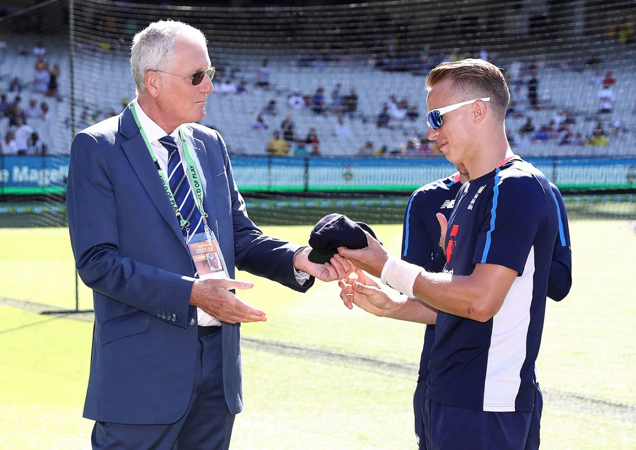 Bob Willis and Tom Curran, Australia vs England, 4th Test 2017