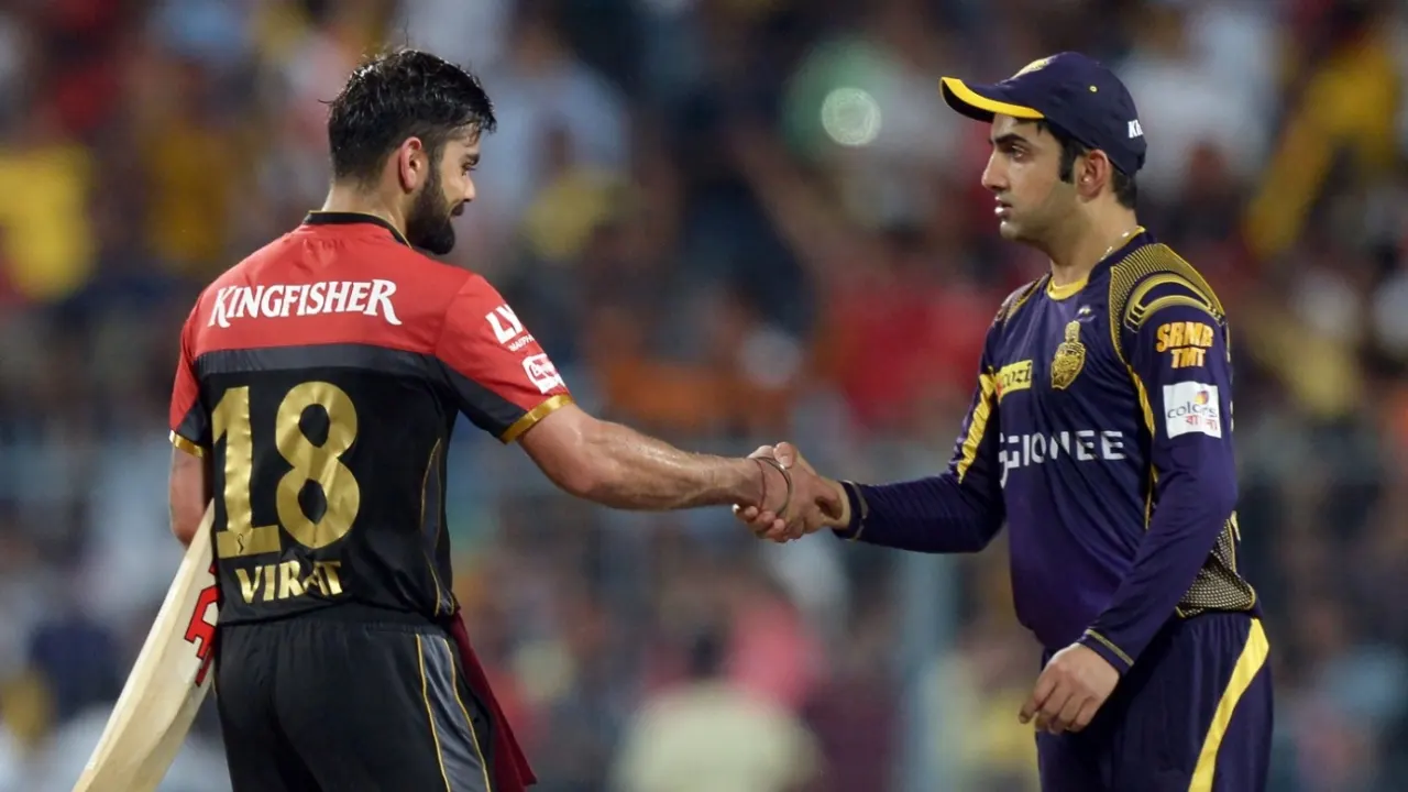 Gautam Gambhir vs Virat Kohli, Royal Challengers Bangalore vs Kolkata Knight Riders, IPL 2016