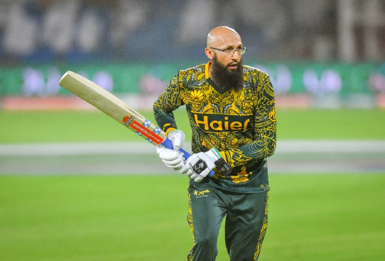 Hashim Amla. Peshawar Zalmi vs Quetta Gladiators, PSL 2021