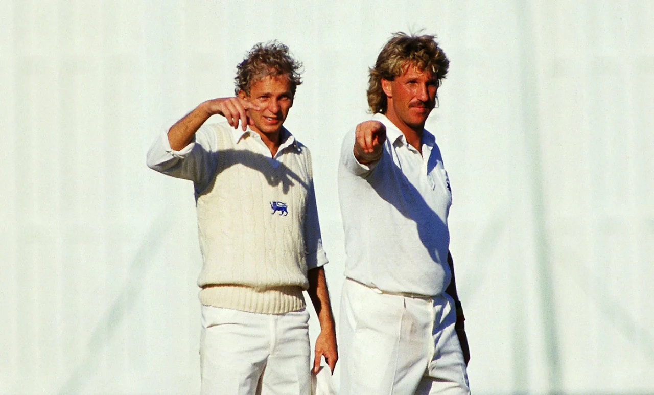 Ian Botham and David Gower, England vs Australia, Texaco Trophy 1985