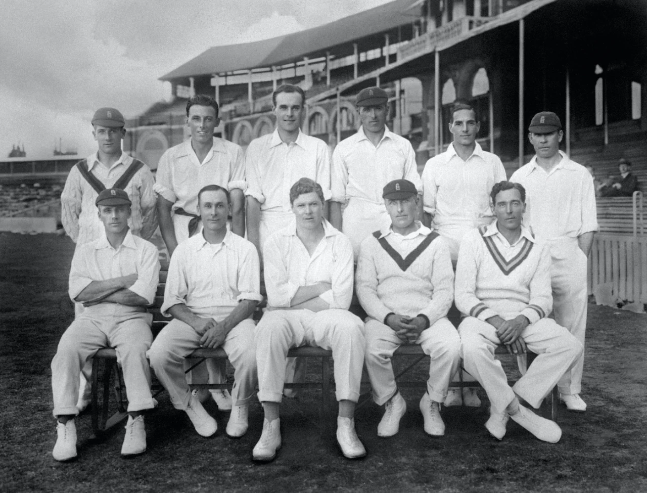 Jack Hobbs and The England Team for the Ashes, 1926