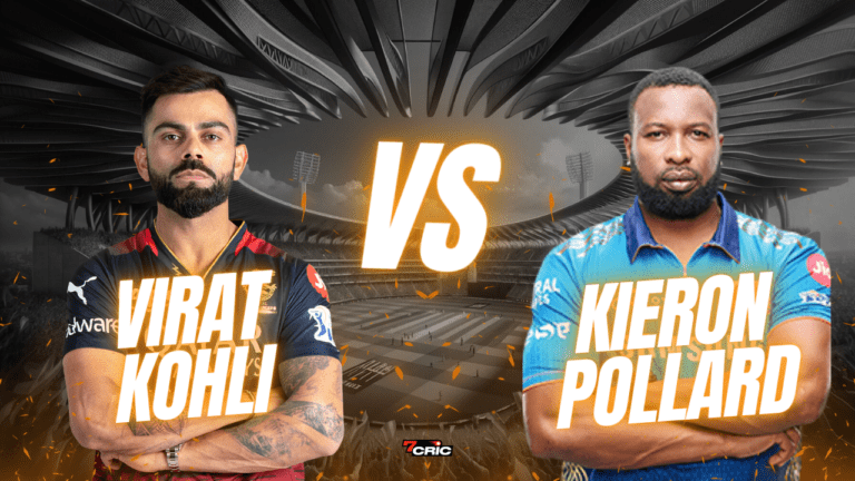 Kieron Pollard vs Virat Kohli