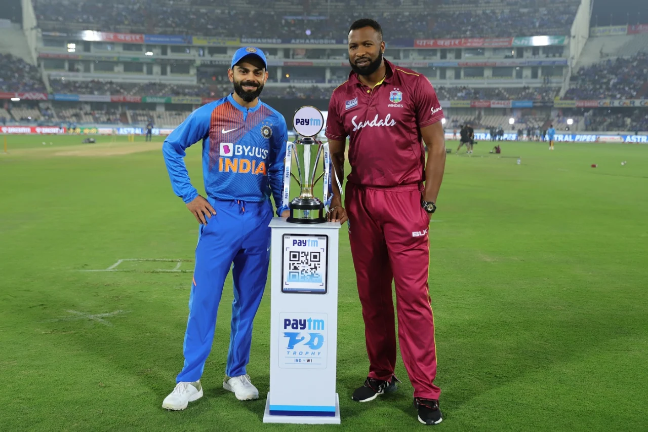 Kieron Pollard vs Virat Kohli, India vs West Indies, 1st T20i 2019