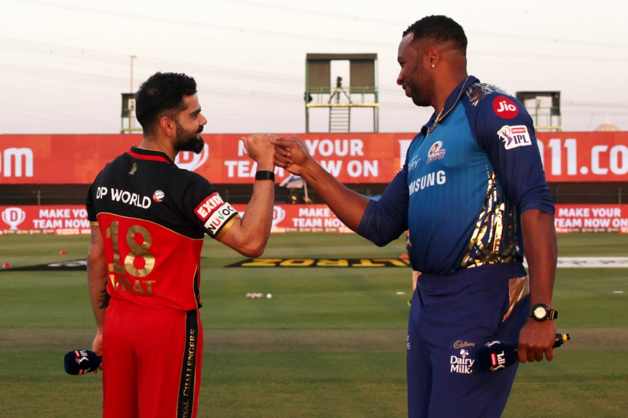 Kieron Pollard vs Virat Kohli, Mumbai Indians vs Royal Challengers Bangalore, IPL 2020