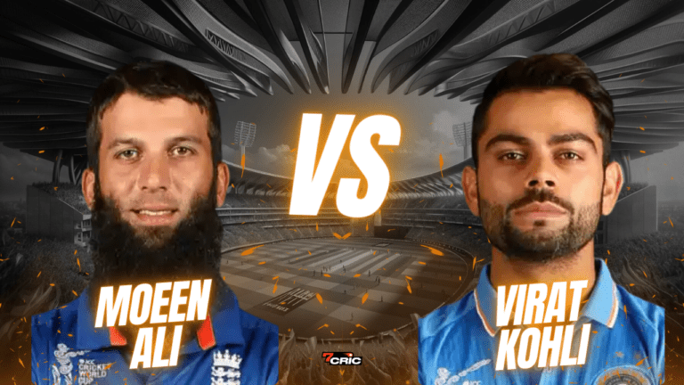 Moeen Ali vs Virat Kohli