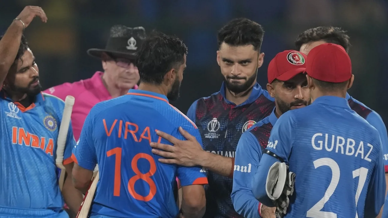 Naveen Ul Haq vs Virat Kohli, India vs Afghanistan, ICC Men's Cricket World Cup 2023