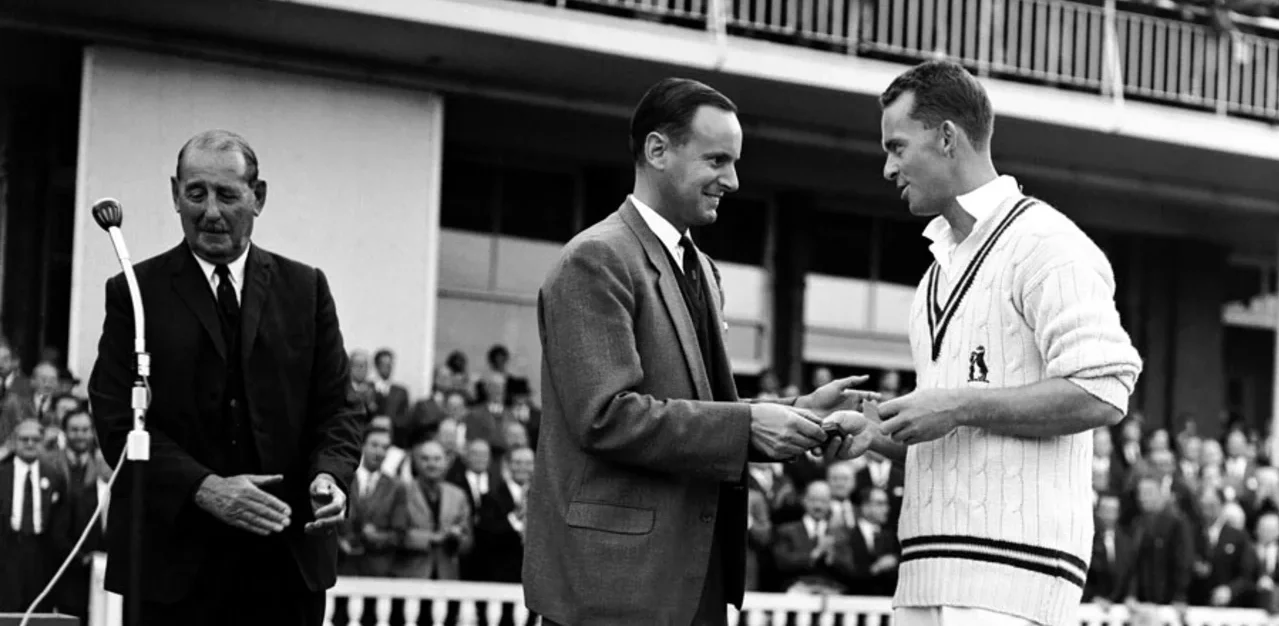 Peter May and Bob Barber, Warwickshire vs Worcestershire, Gillette Cup Final 1966