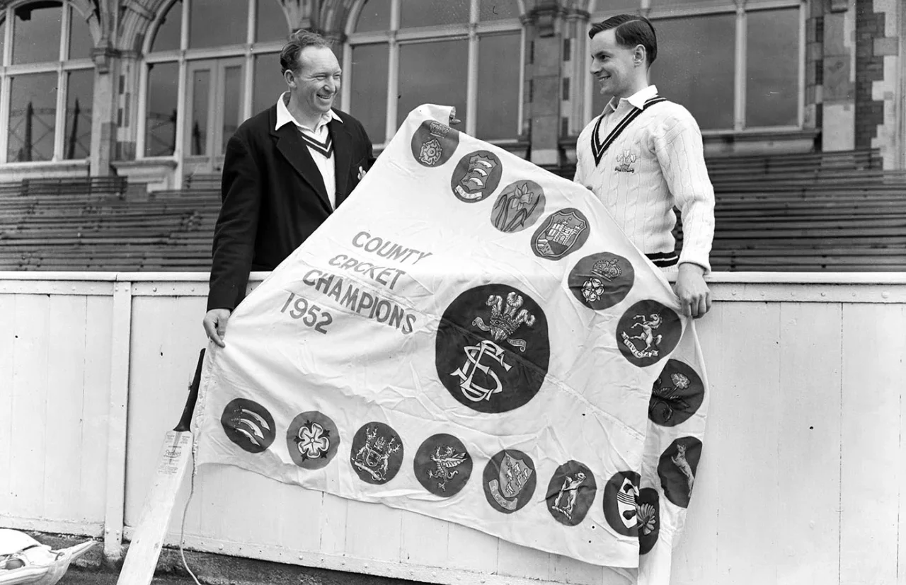 Peter May and Stuart Surridge, 1952 Championship