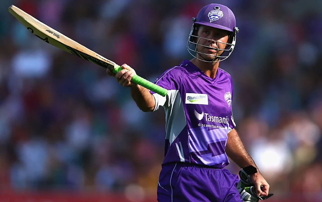 Ricky Ponting, Hobart Hurricanes vs Sydney Thunder, Big Bash League 2012