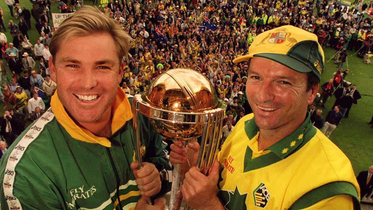 Steve Waugh and Shane Warne