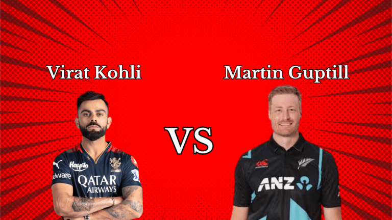 Virat Kohli vs Martin Guptill