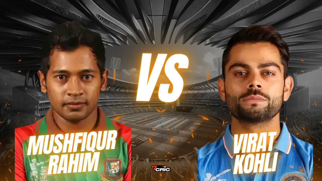 Virat Kohli vs Mushfiqur Rahim