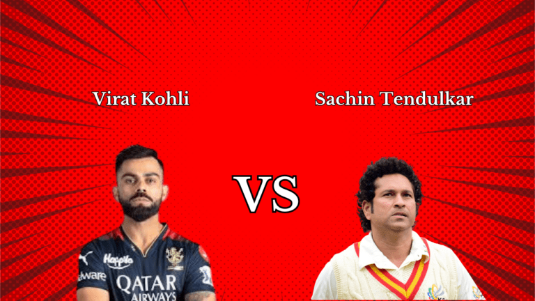 Virat Kohli vs Sachin Tendulkar