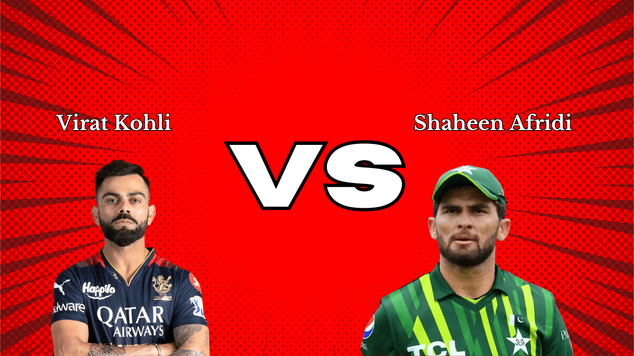 Virat Kohli vs Shaheen Afridi