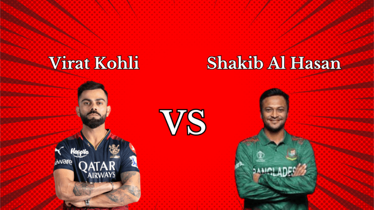 Virat Kohli vs Shakib Al Hasan