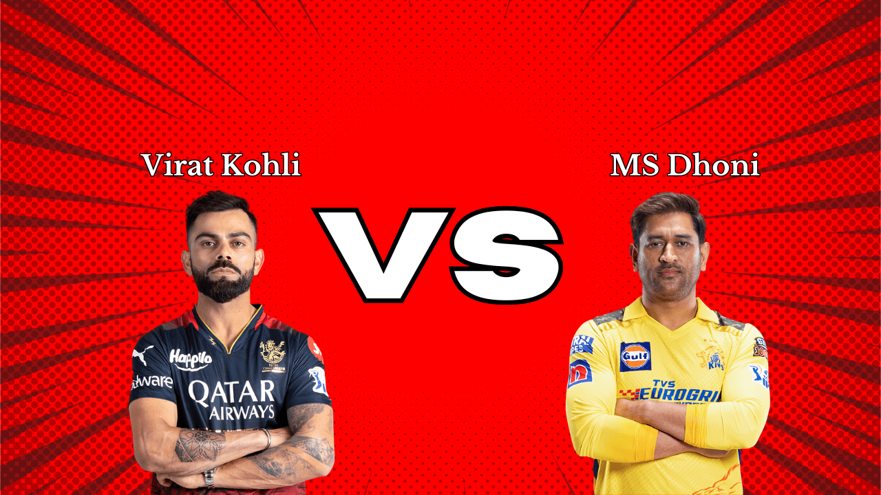 Virat Kohli vs MS Dhoni