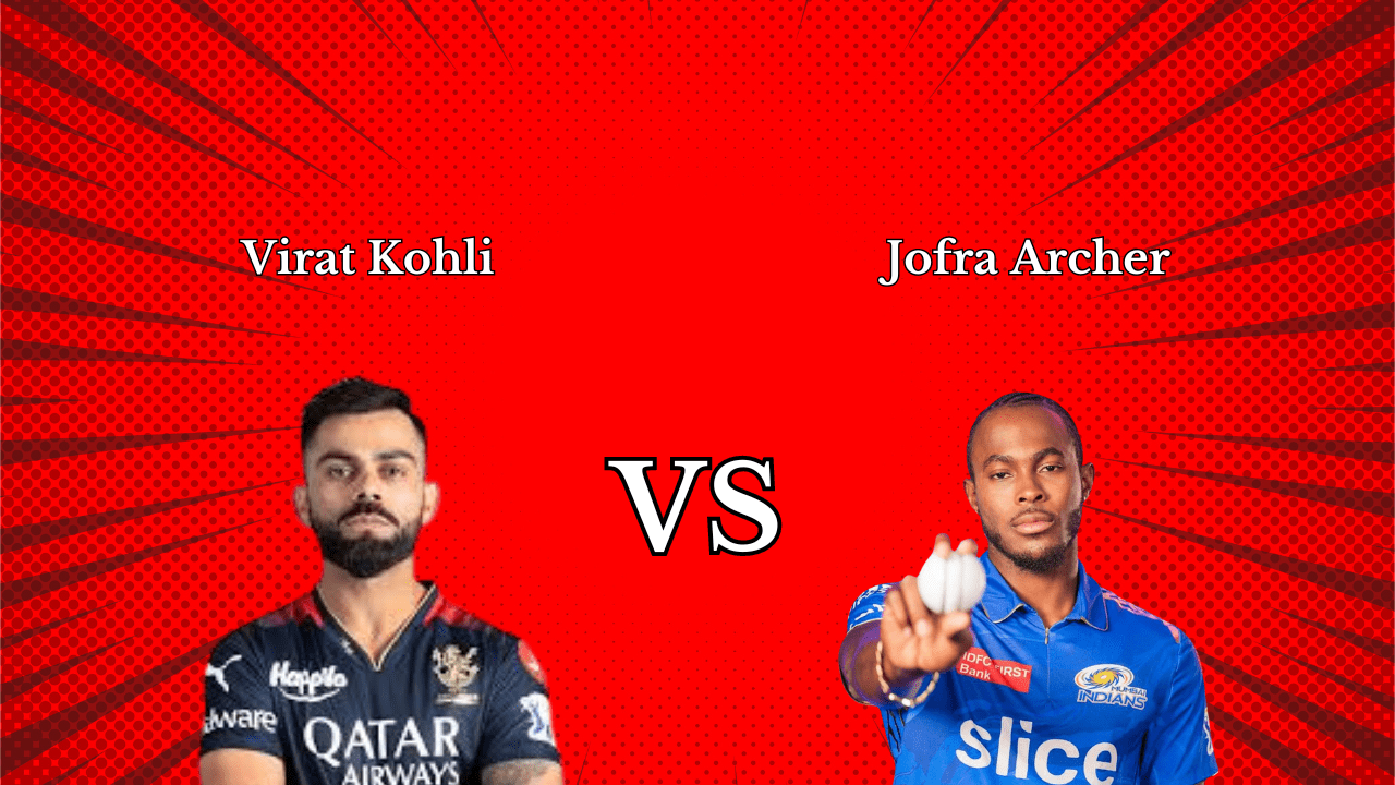 virat kohli vs jofra archer