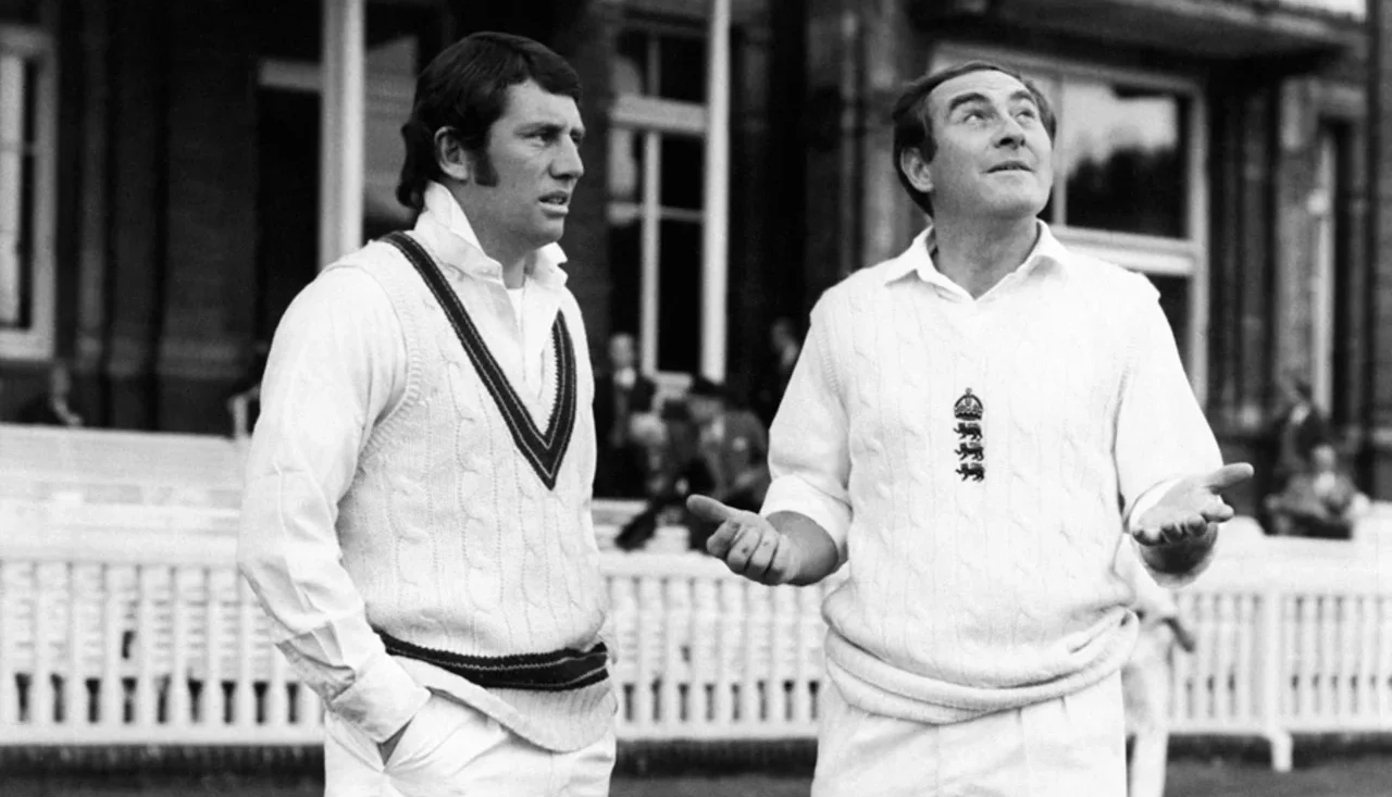 Ray Illingworth and Ian Chappell, England vs Australia, 2nd Test 1972