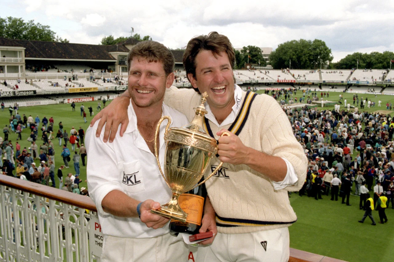 Robin Smith and Mark Nicholas, Hampshire vs Kent, Benson and Hedges Cup, 1992